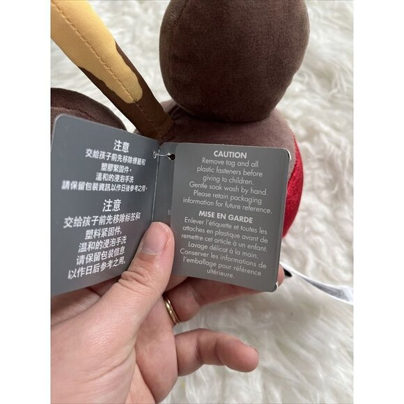 Disney Parks Mickey Mouse Candy Apple Plush New with Tags - Picture 4 of 5